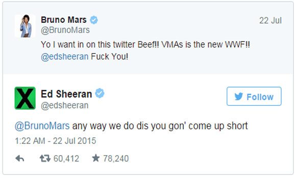 Chicane Twitter entre Taylor Swift et Nicki Minaj: Katy Perry, Bruno Mars et Ed Sheeran s'en mêlent