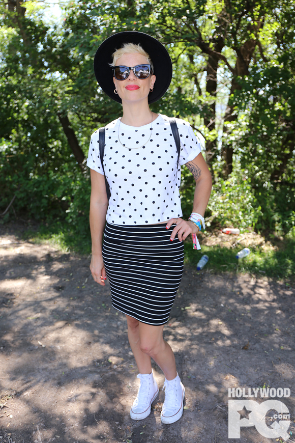 Les plus beaux looks de stars à Osheaga: 3 Claudine Prévost