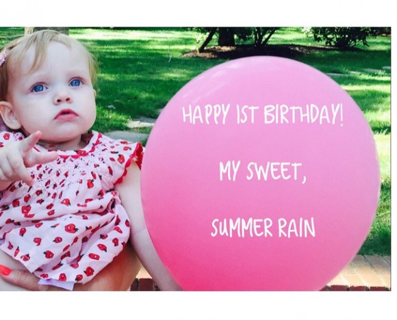 La petite Summer Rain de Christina Aguilera fête son premier anniversaire