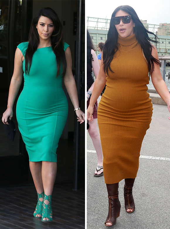 Style de star - Kim Kardashian upgrade sa garde-robe de maternité pour sa deuxième grossesse