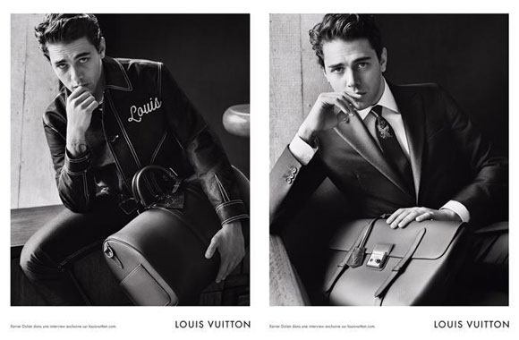 Les premières images de Xavier Dolan, égérie Louis Vuitton