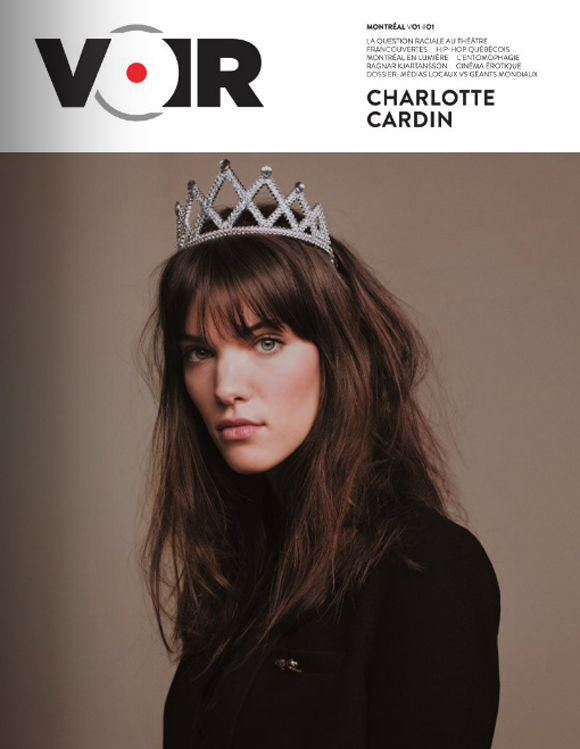 Charlotte Cardin sur le cover du Voir magazine | Hollywoodpq.com
