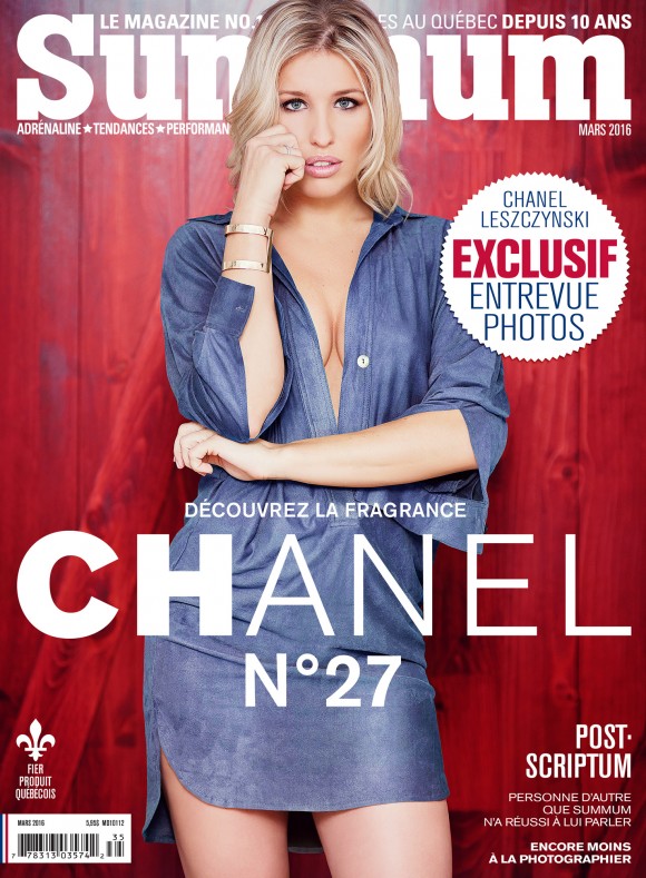 Chanel Leszczynski en couverture du Summum