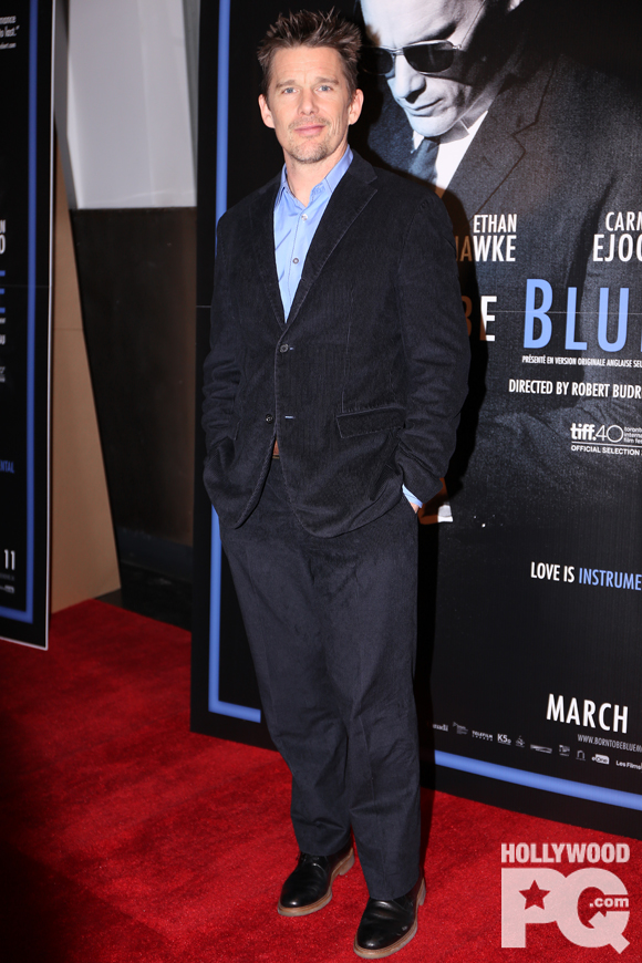 Ethan Hawke à la première de Born to Be Blue à Montréal.