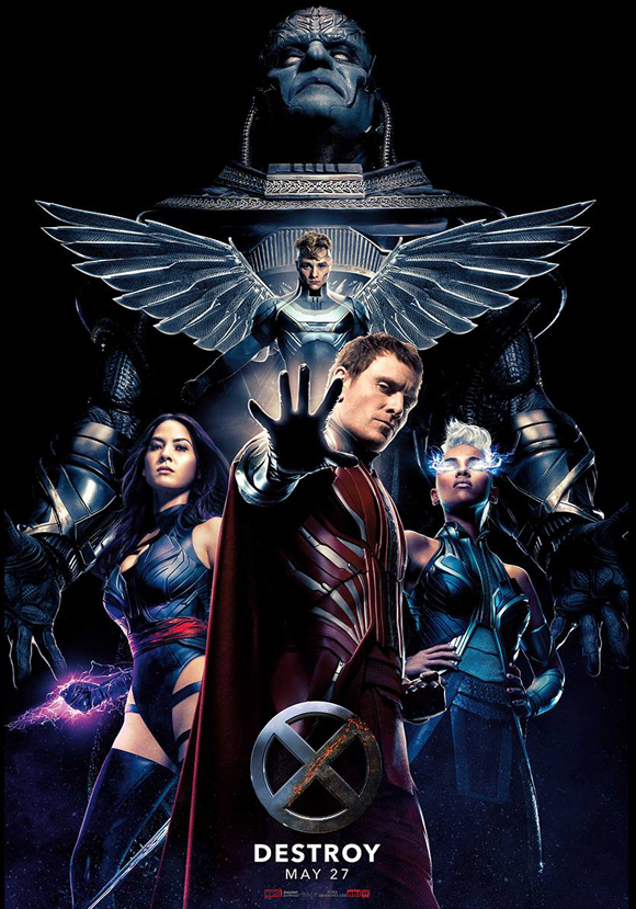 À l'international - L'affiche officielle de X-Men: Apocalypse est disponible