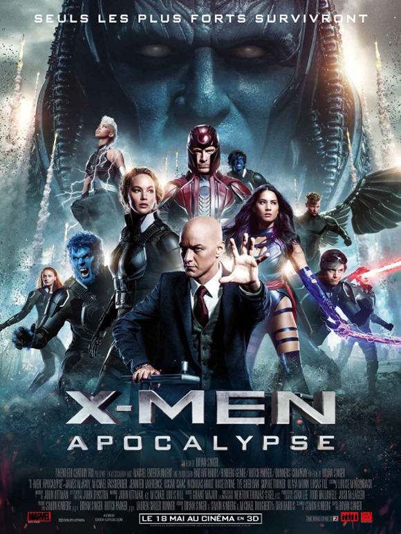 À l'international - L'affiche officielle du film X-Men: Apocalypse vient d'être lancée