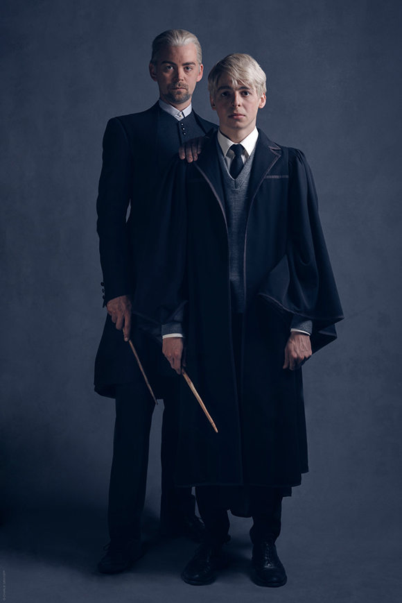 À l'international - Draco Malfoy et son fils Scorpius dans Harry Potter and the Cursed Child