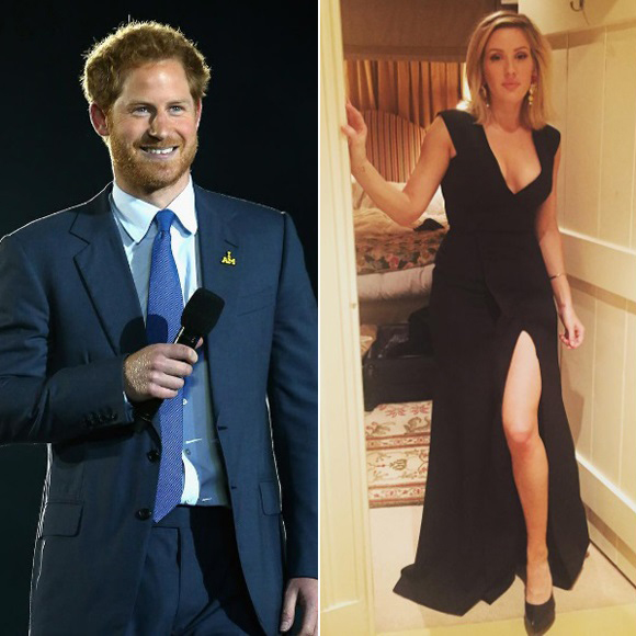 Le prince Harry et Ellie Goulding auraient été surpris en flagrant délit 