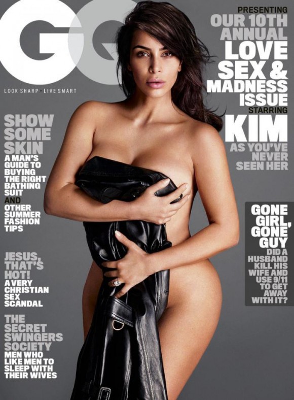 Kim Kardashian nue pour GQ