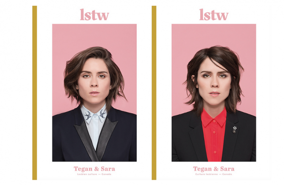 Tegan and Sara en couverture du nouveau magazine papier lesbien LSTW.