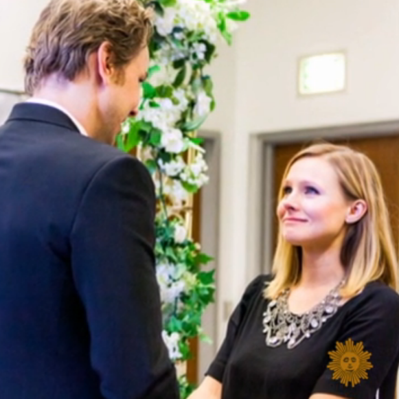 À l'international : Les trop belles photo du mariage de Kristen Bell et Dax Shepard