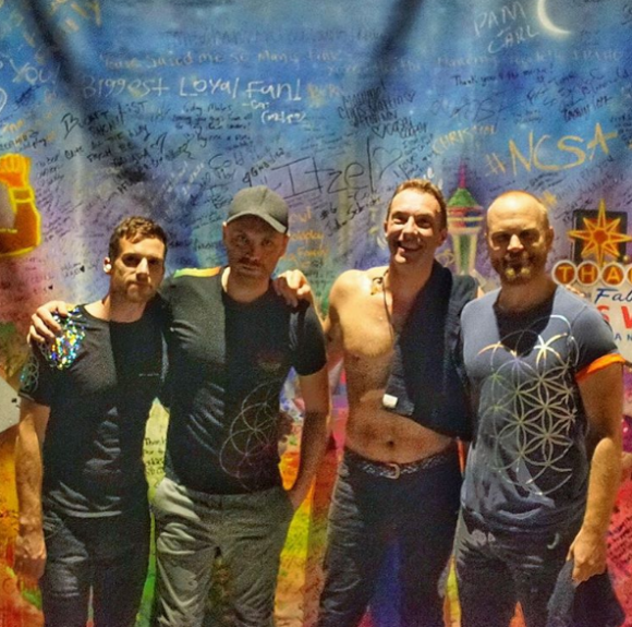 Coldplay au Centre Bell de Montréal en août 2017.