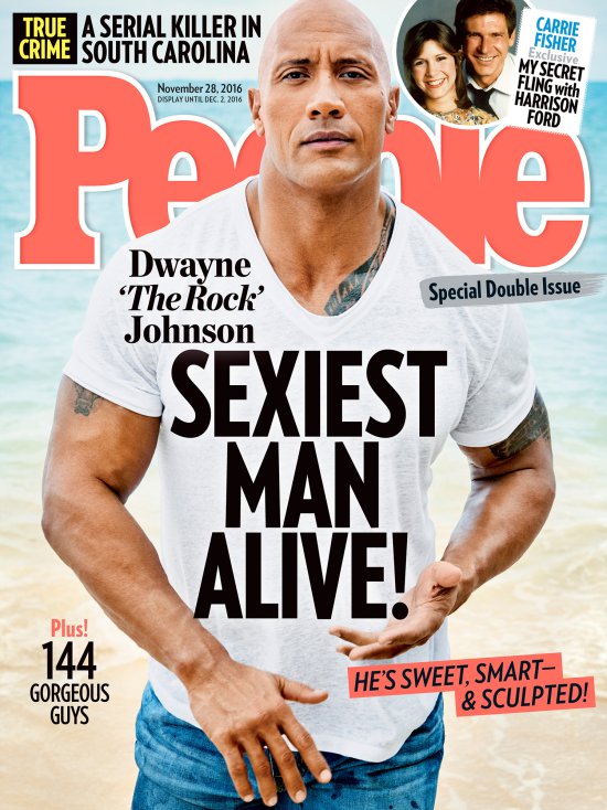 Dwayne «The Rock» Johnson élu l'homme le plus sexy.