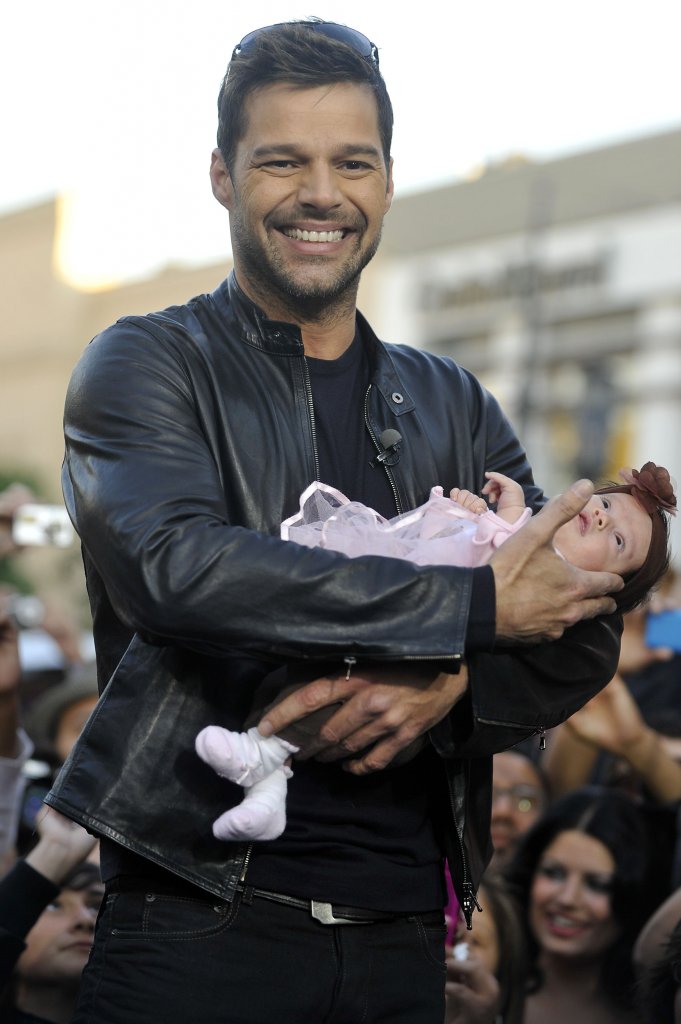 Ricky Martin et sa fille