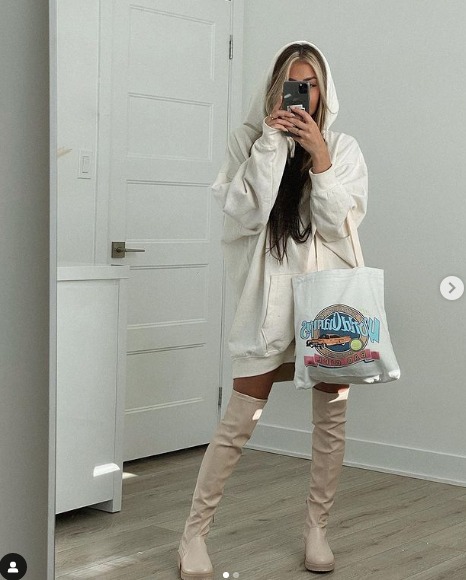 En blanc
