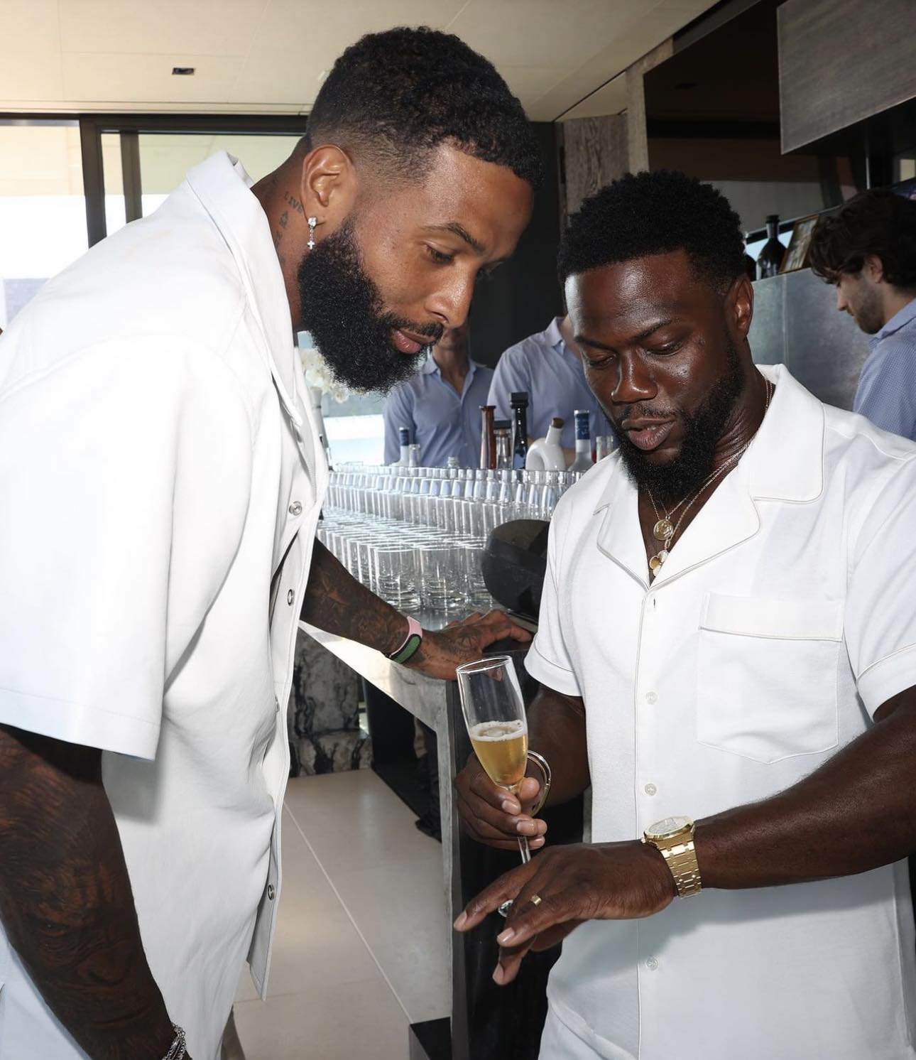 Odell Beckham Jr. et Kevin Hart