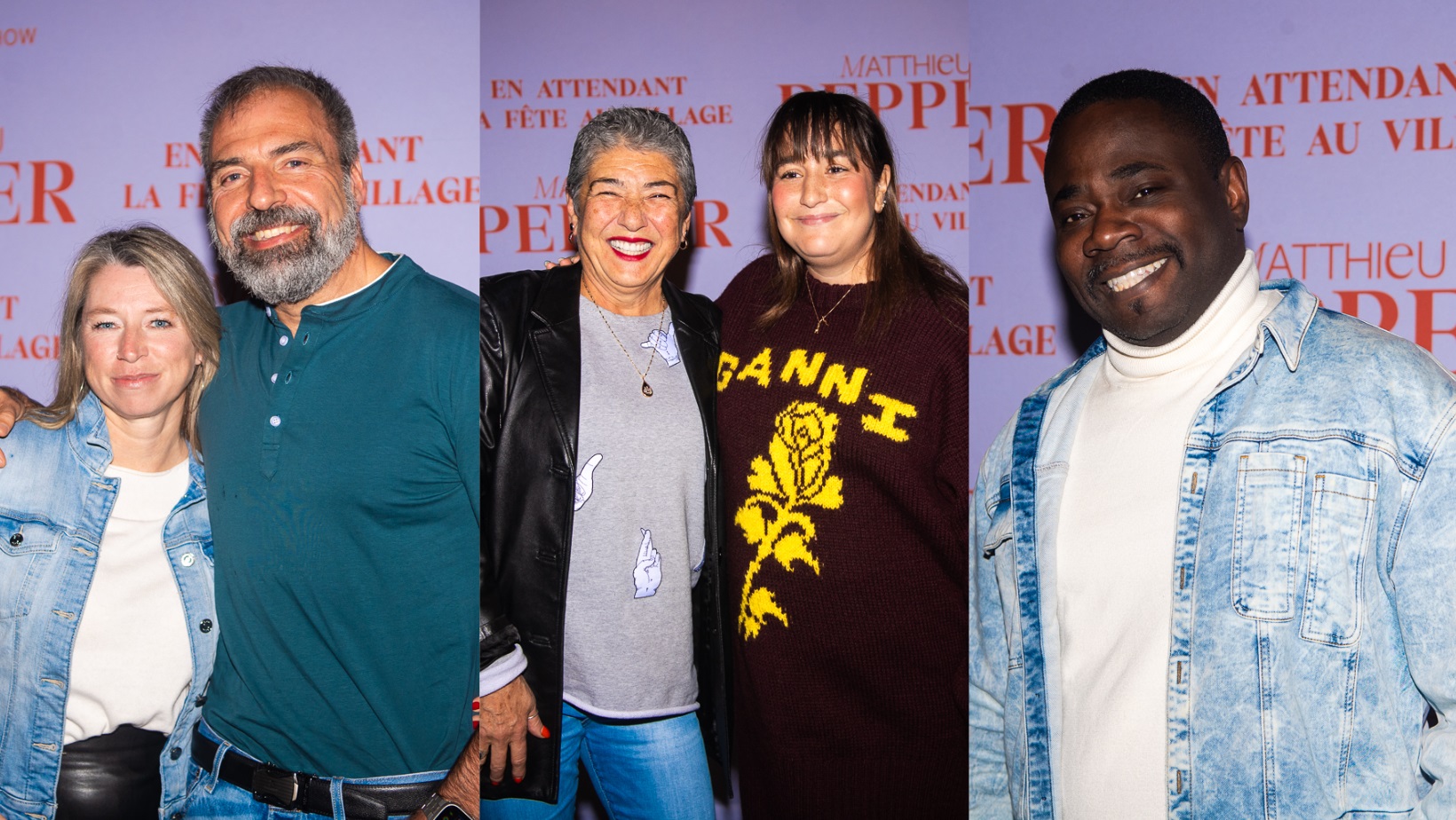 Jean-François Mercier, Mariana Mazza, Richardson Zéphir et les stars à la première de Matthieu Pepper