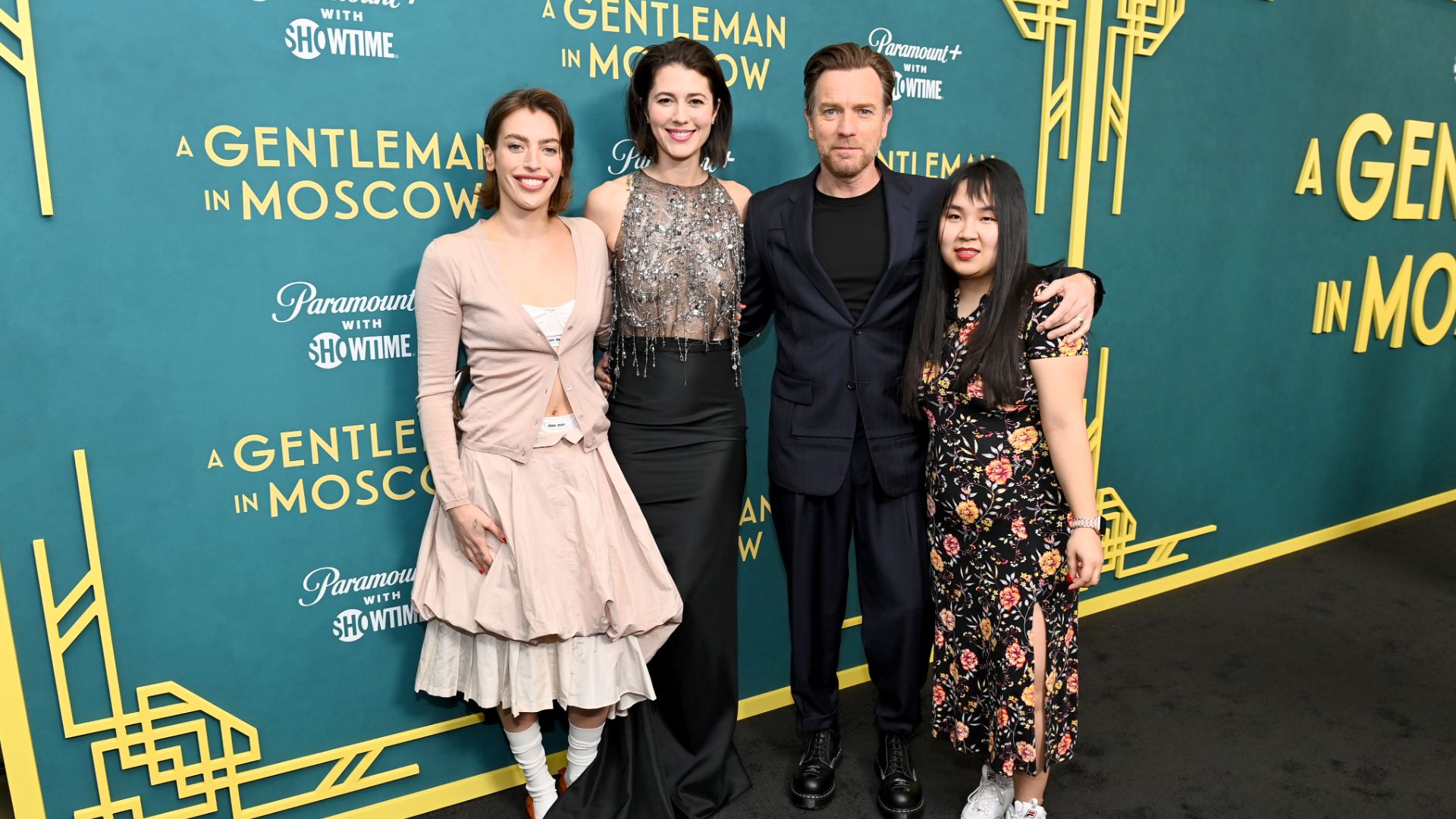 Clara McGregor, Mary Elizabeth Winstead, Ewan McGregor et Jamyan McGregor